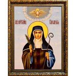 Гаиания Армянская преподобномученица. Икона на холсте.