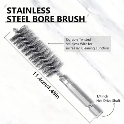 Щетка (ерш) для чистки труб, 1/4 дюйма 1 комплект из 8 штук