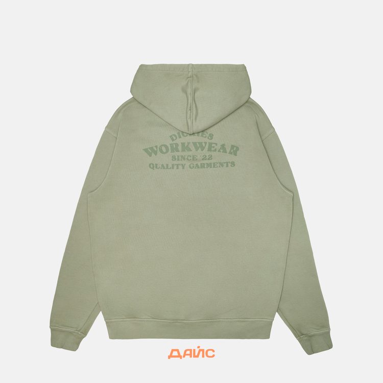 Толстовка мужская Dickies Christiana GD Hoodie Sea Spray артикул:DK0A87NQL191 - купить в магазине Дайс