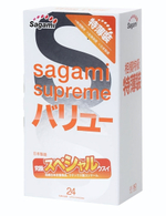 Ультратонкие презервативы Sagami Xtreme Superthin - 24 шт. (Цвет: прозрачный)