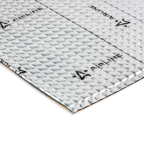 Шумоизоляция Airline вибро Base 2 500 х 700 КС 2 мм фольга 60 мкм КМП 0,16