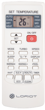 Сплит-система кондиционер инверторный Loriot Sky LAC-18AI на 50 м²