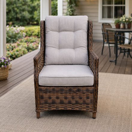 Кресло ROYAL FAMILY NICOLE коричневое