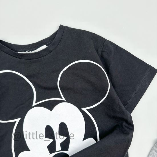 Комплект "Микки Маус" серый/черный