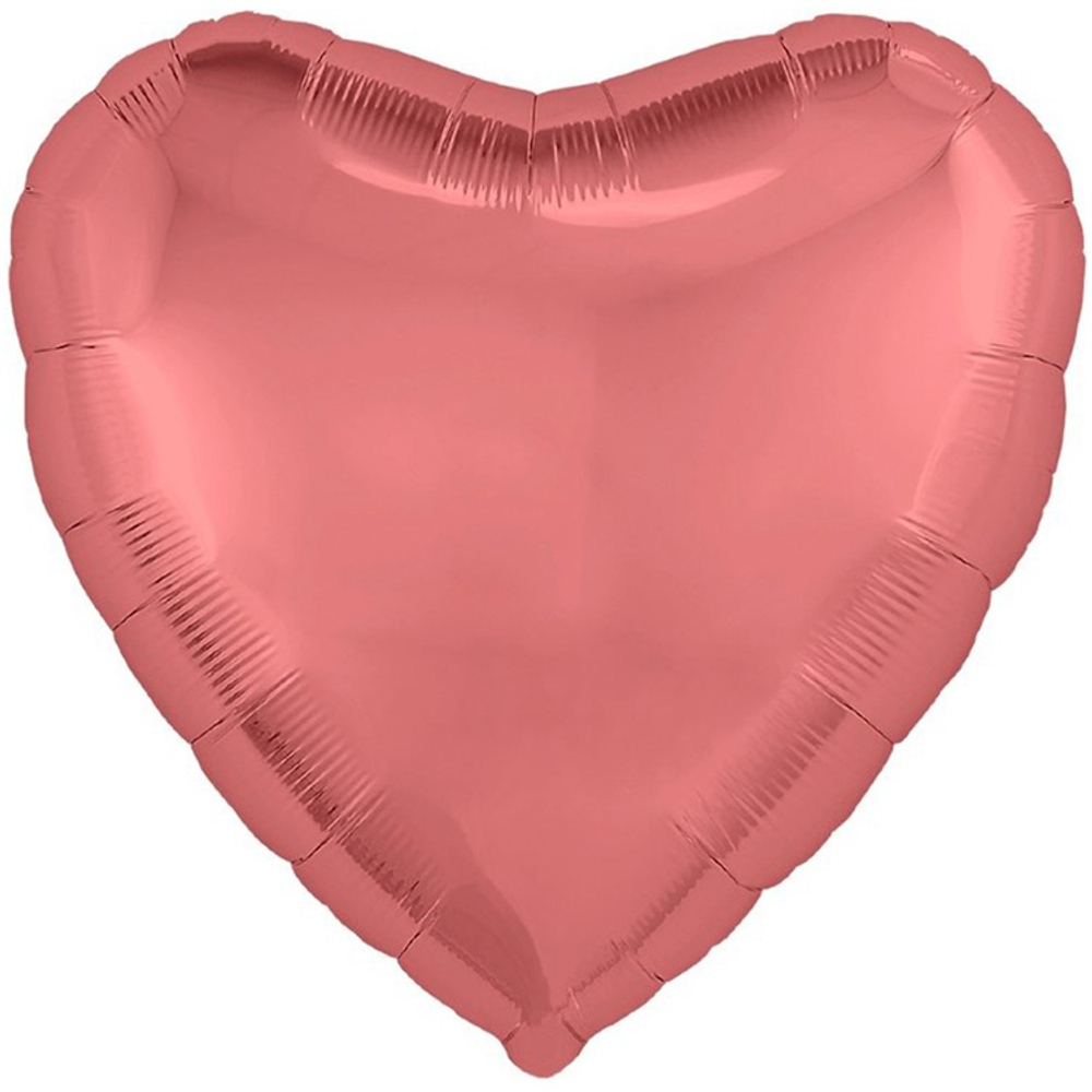 Шар фольгированный Сердце 76 см (Малиновый)