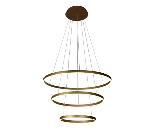 08223,33(3000K) Люстра Тор мат.золото d80+60+40