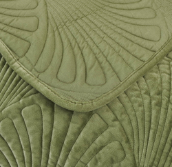 Покрывало 240x260 Sofi De MarkO Ариэль оливково-зеленое