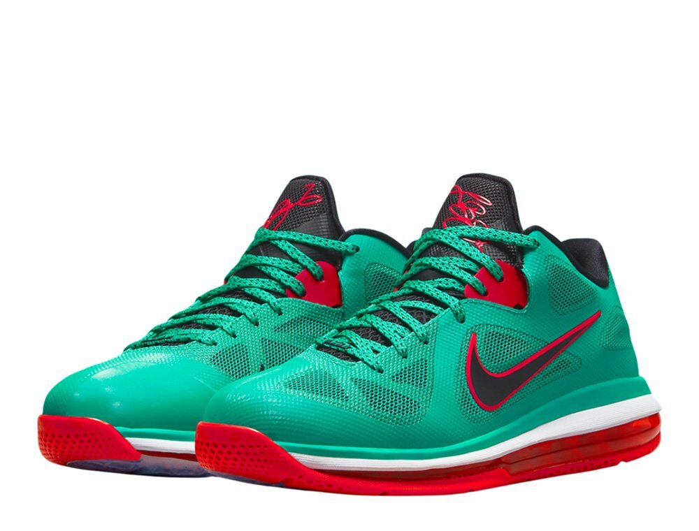 Баскетбольные кроссовки Nike LeBron 9 Low “Reverse Liverpool” Turquoise Shoes