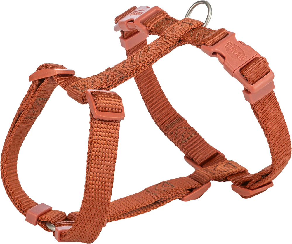Шлейка Trixie Premium H-harness , XXS–XS: 20–32 см/10 мм, рыже-коричневый