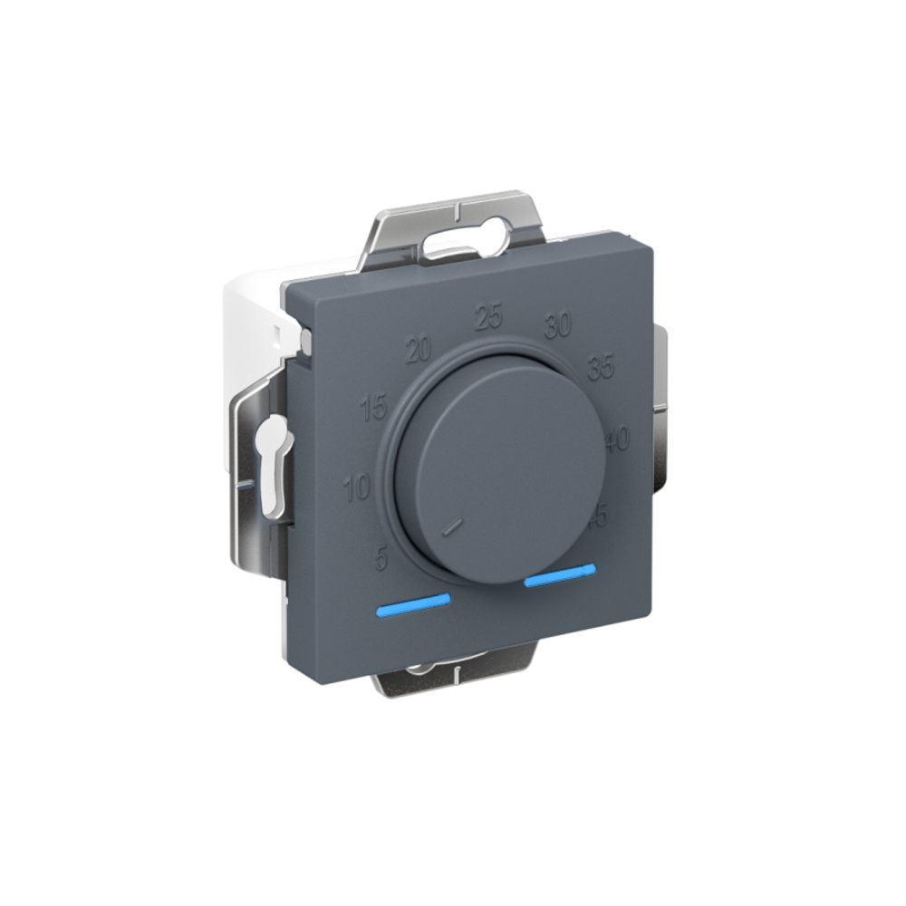 Механизм термостата ATLASDESIGN электрон. теплого пола с датчиком 10А грифель SchE ATN000735