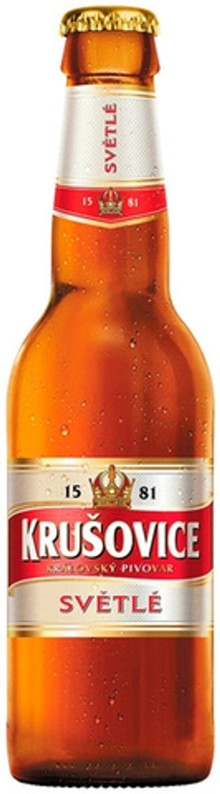 Пиво Крушовице Светле / Krusovice Svetle 0.33 - стекло