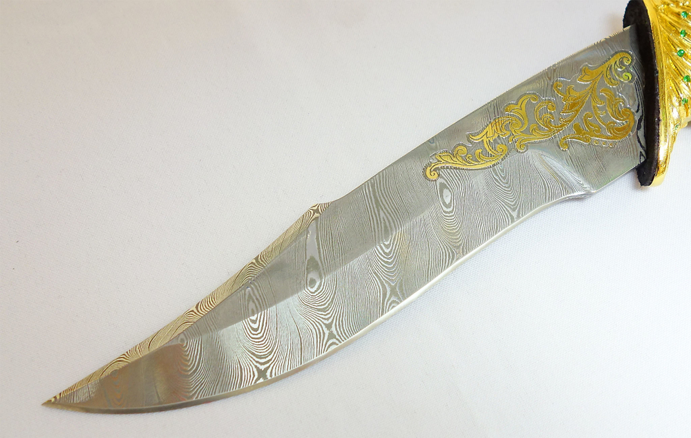 Дамасский нож "Пантера"