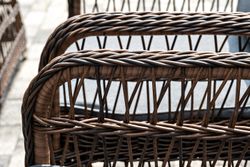 "Цесена" обеденная группа плетеная из искусственного ротанга, цвет коричневый