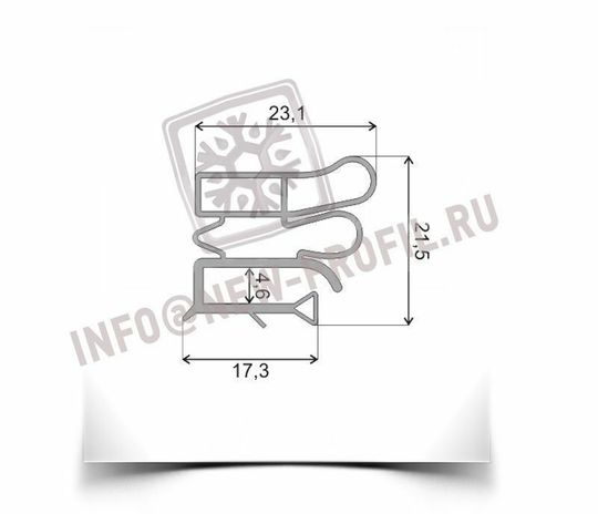 Уплотнитель для холодильника Miele KDN 9713 I-1 х.к 970*520 мм(012 АНАЛОГ)