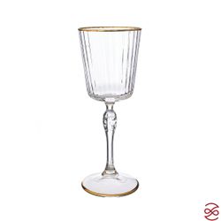 Набор фужеров 250мл 6шт America'20s Bormioli Rocco Golden Rim