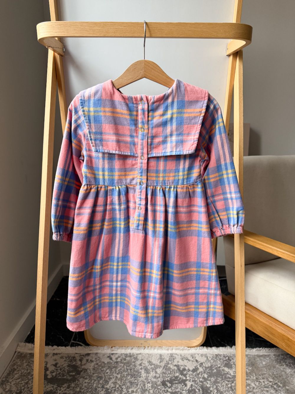 Хлопковое платье Mini Rodini, 104