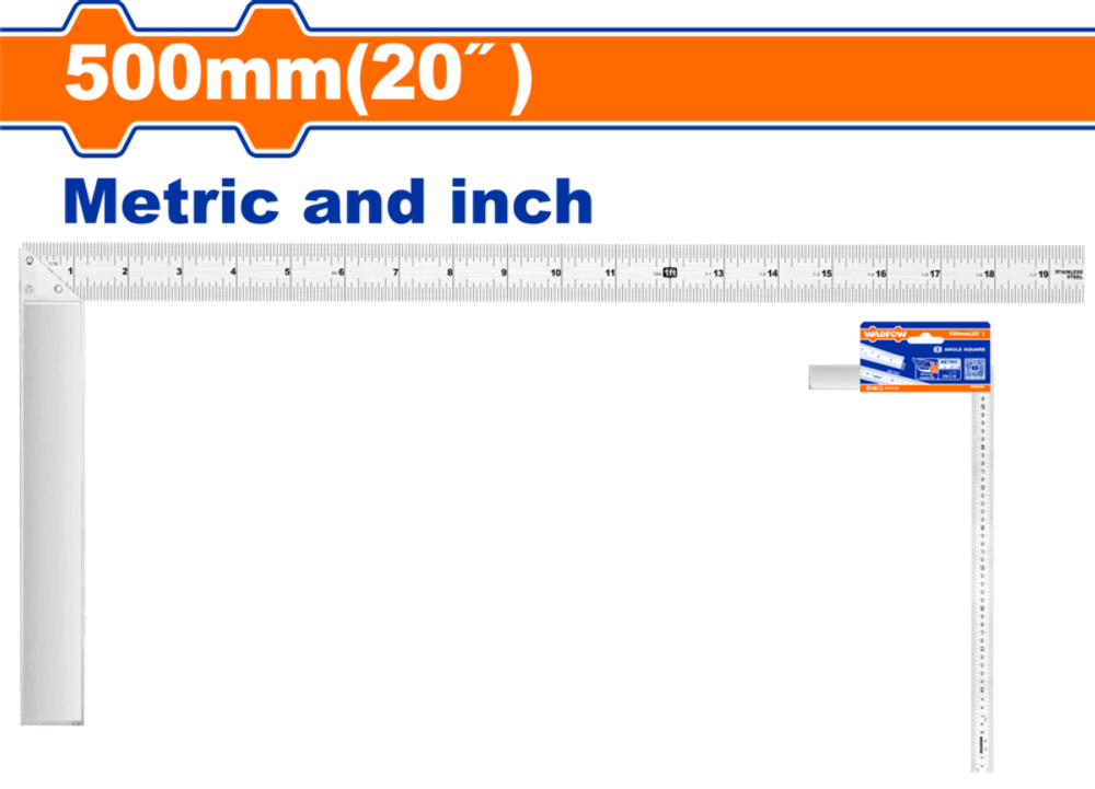 Угольник 500 мм (6/60) WADFOW WSR2950