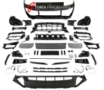 Комплект переделки переднего бампера и фар в стиле Cayenne Turbo GT E3 9YA / 9Y0.2 рестайлинг 2024+ для PORSCHE CAYENNE E1 9PA 957 рестайлинг 2007–2010