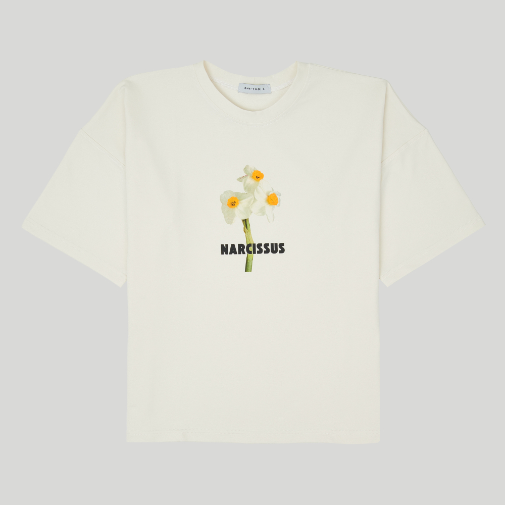 T-shirt NARCISSUS Coconut Milk