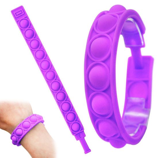 Антистресс пупырка поп ит Наручный браслет 22см