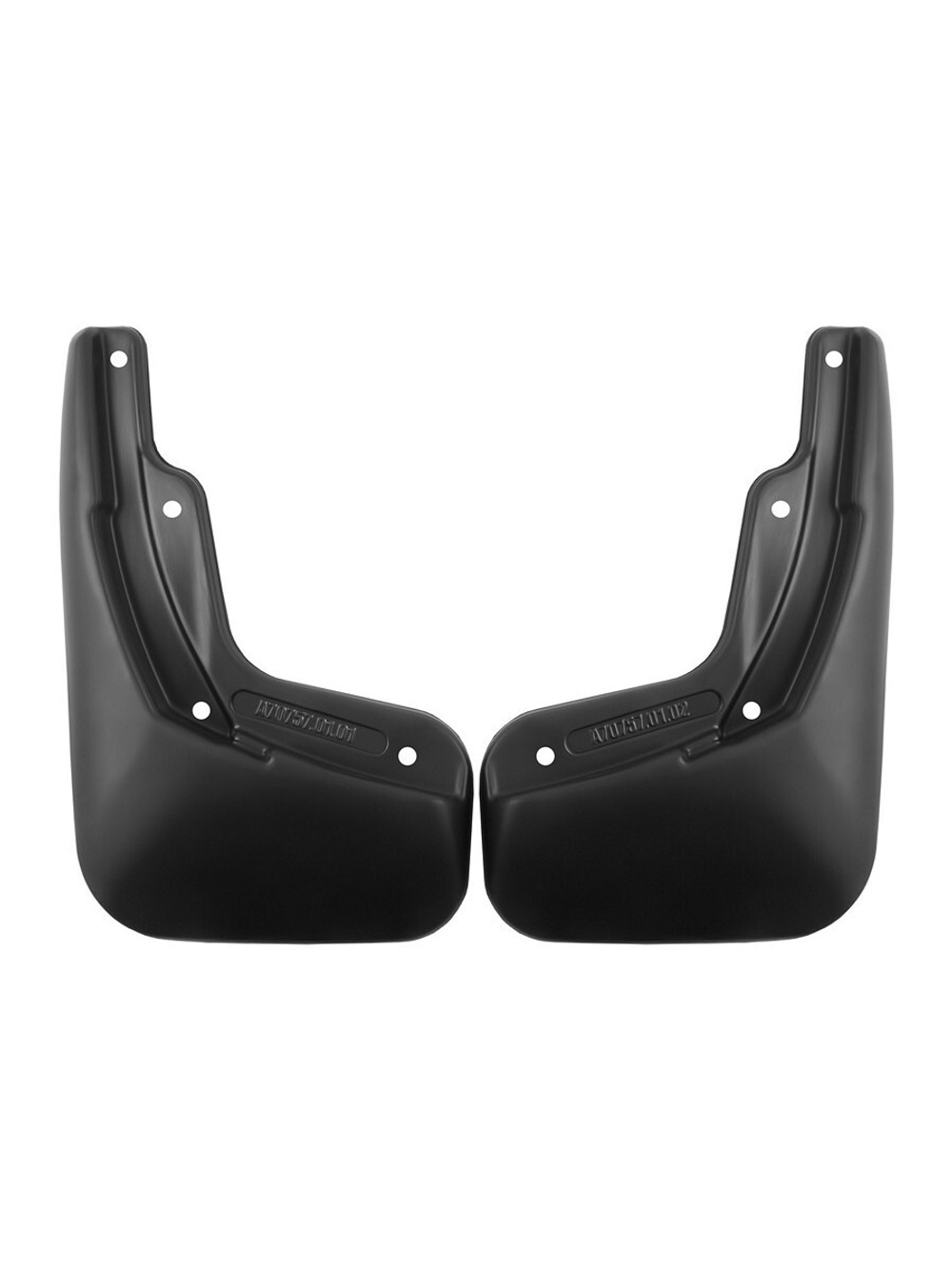 Брызговики передние  EXEED RX  2023 - 2 шт.(standard)   REIN.A70757.F13