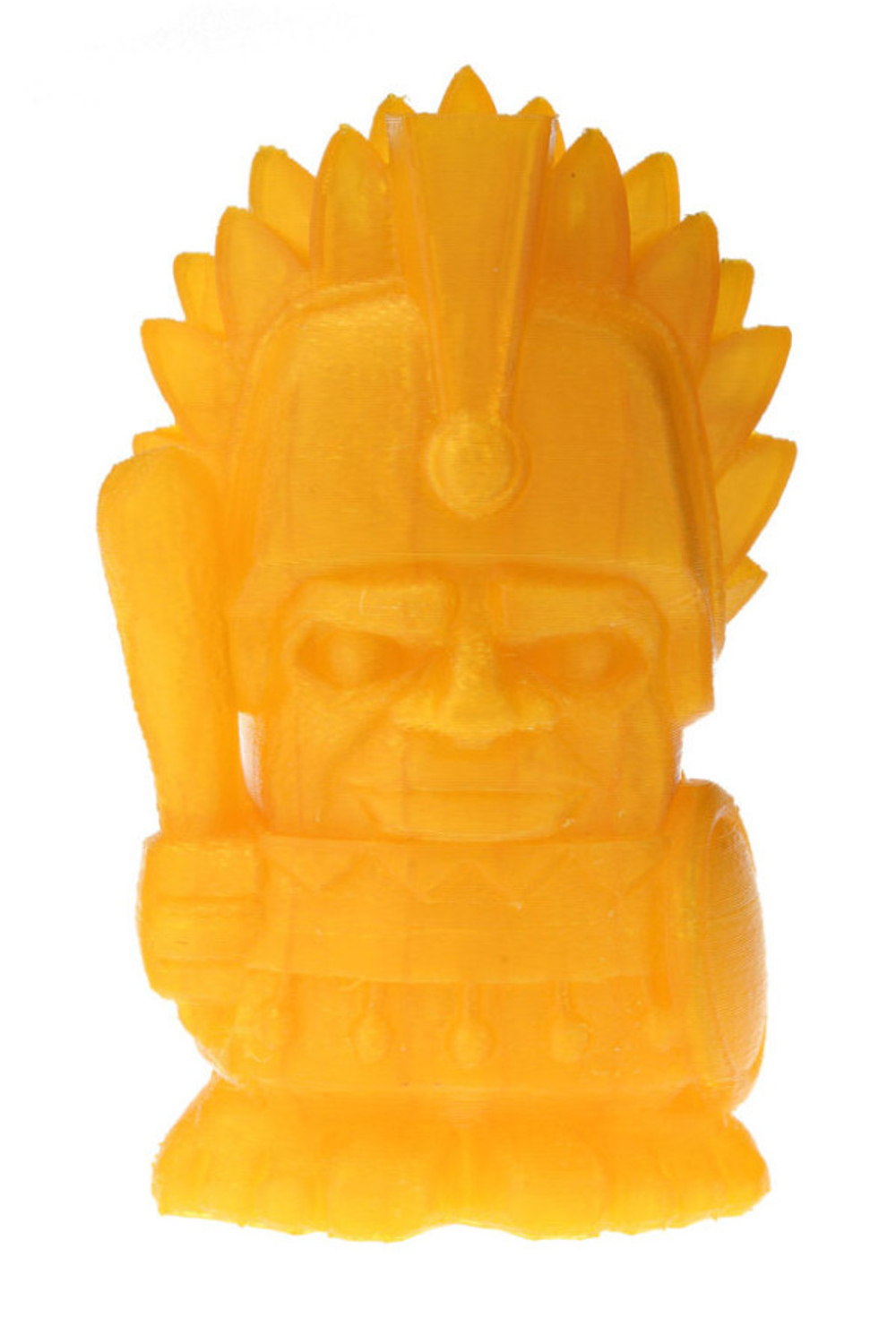 ABS пластик 1,75 для 3D принтера REC оранжевый 0,75 кг