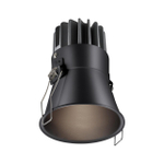 358909 SPOT NT22 442 черный Встраиваемый светодиодный светильник с переключателем цветовой температуры IP20 LED 3000К\4000К\6000К 12W 220V LANG