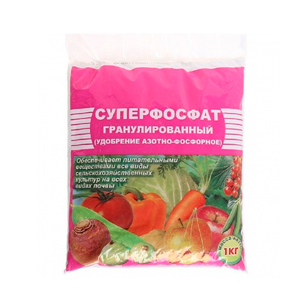 Удобрение СУПЕРФОСФАТ гранул азот-фосфорное Пермь 1кг
