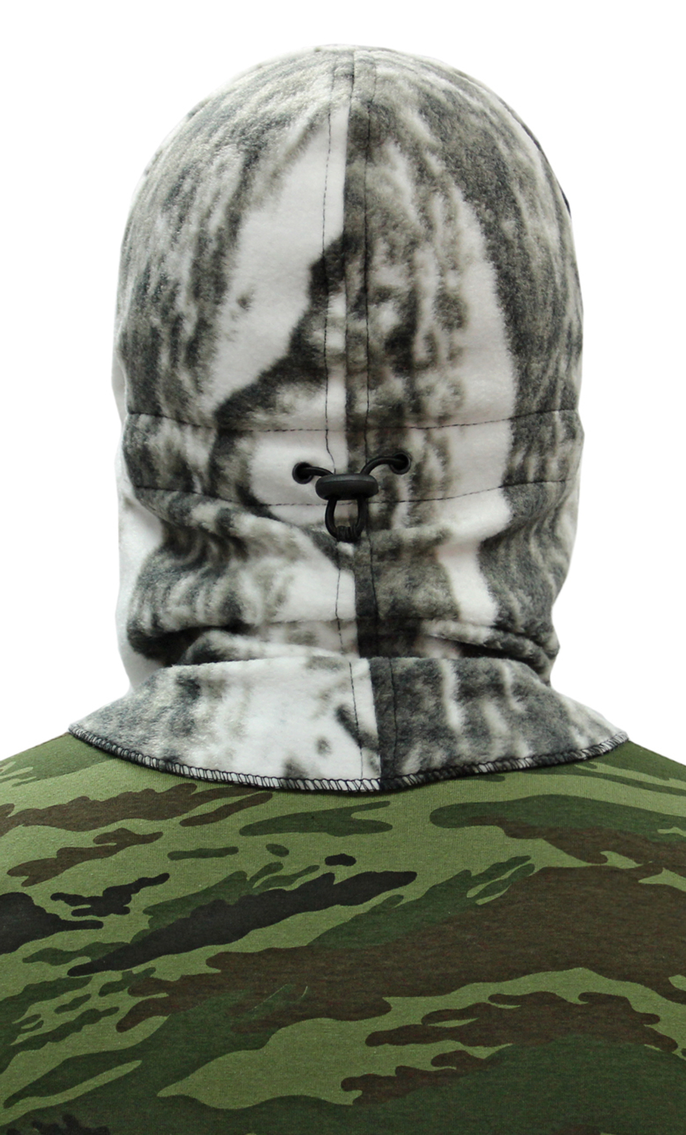 Шапка- маска Буран тк.Флис цв. Белый Лес