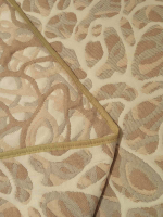 Покрывало жаккардовое двухстороннее Нежность 81-18 белый, беж, серый евро 240х200