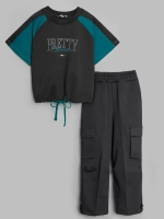 Костюм для девочки, футболка и штаны