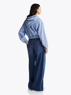 Толстовка женская TOMMY JEANS TJW DENIM CROPPED HO