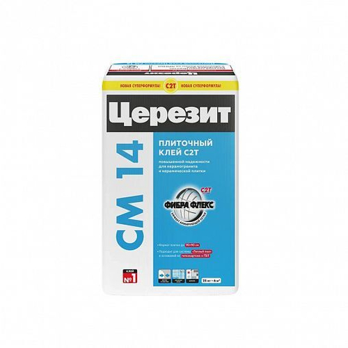Клей плиточный Церезит СМ-14 Экстра  25кг(48шт/подд)