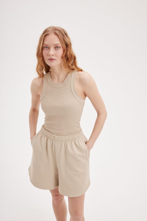 Топ халтер в рубчик 