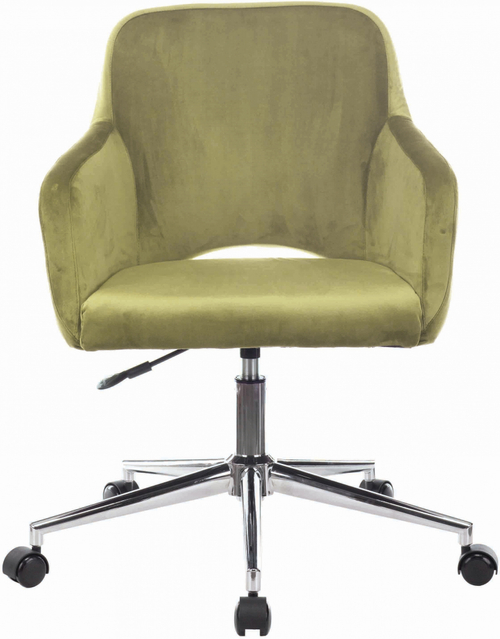 Кресло Бюрократ CH-380SL фисташковый Italia 12 крестов. металл хром