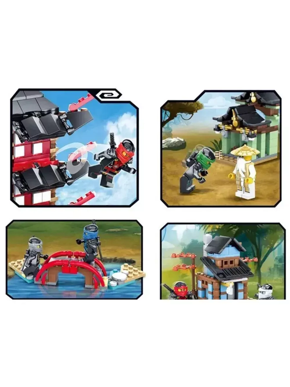 Конструктор Ниндзя Храм Аэроджитцу 767 деталей 4024