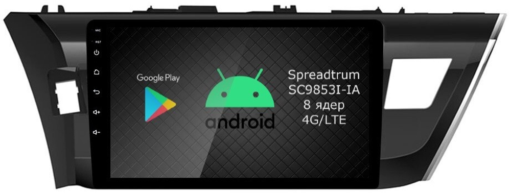 Магнитола для Toyota Corolla 2013-2016 - Roximo RI-1103 Android 12, ТОП процессор, 8/128Гб, SIM-слот