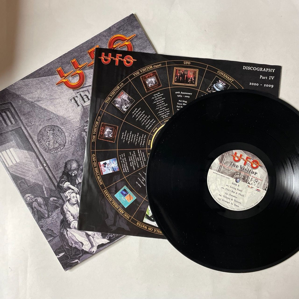 Винтажная виниловая пластинка LP UFO The Visitor (Germany 2009)