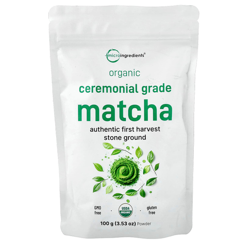 Micro Ingredients, органический церемониальный порошок матча, 100 г (3,53 унции)