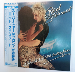 Винтажная виниловая пластинка Rod Stewart Blondes Have More Fun OBI (Japan 1978)
