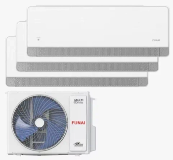 Мульти сплит-система Funai на 3 комнаты (20+20+20 кв.м.) серия KAGAMI White