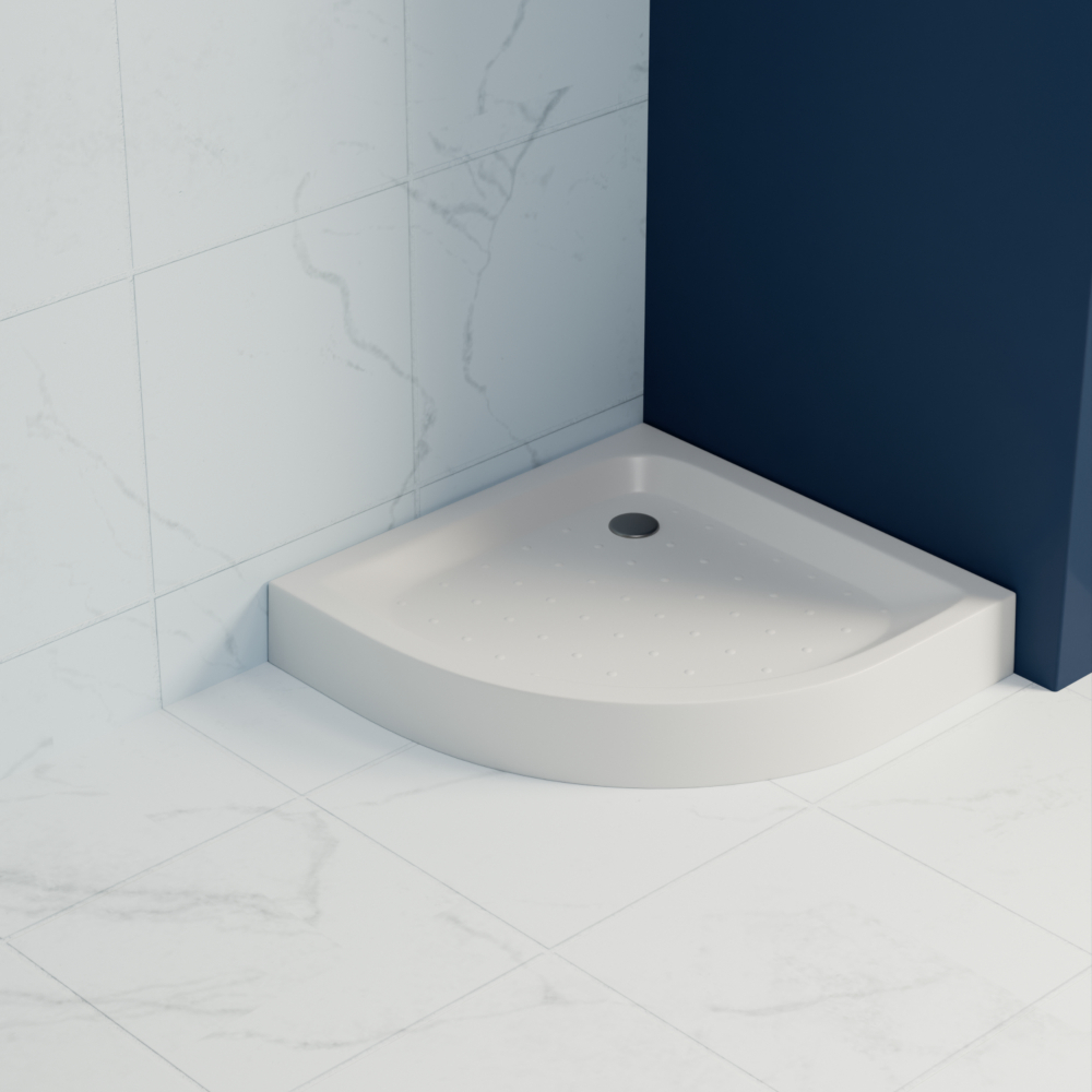 Душевой поддон полукруглый RGW LUX/TN-P (900x900)