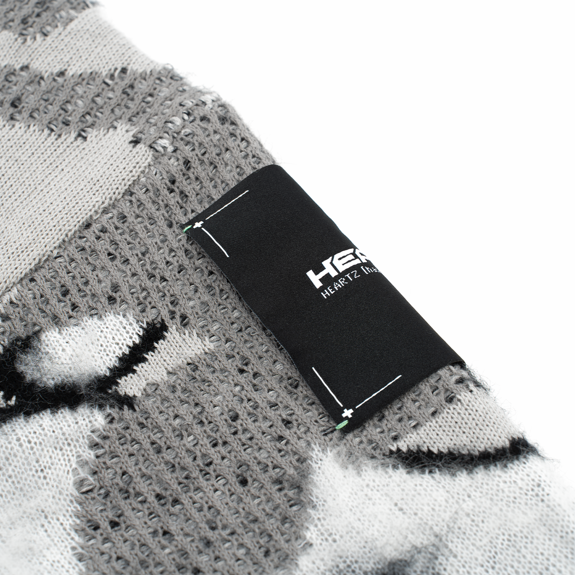 «Optical Camo» Mohair Sweater