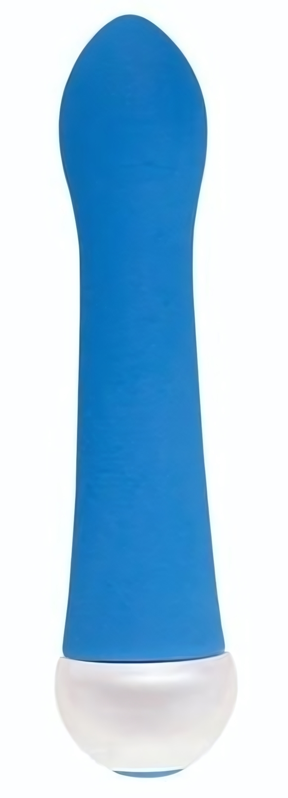 Синий вибратор Fashion Succubi Caressing Vibe - 14,5 см. (Цвет: синий)