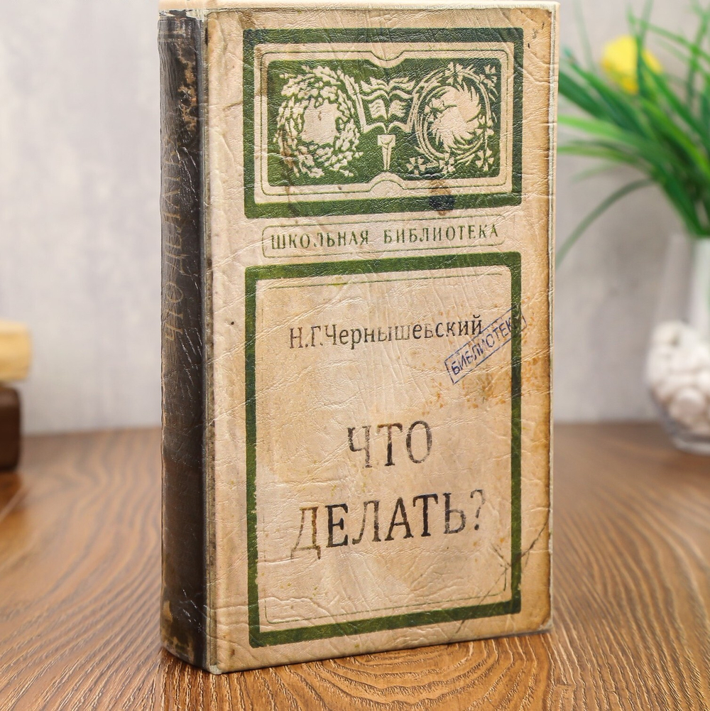 Сейф книга "Что делать" 21х13,5х5 см 472303