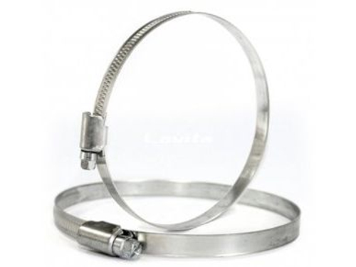 Хомут червячный 140*160мм оцинкованный