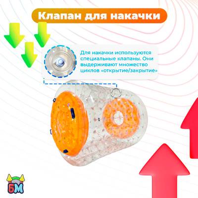 Водный роллер (Гидророллер) «Солнце» ПВХ 2,2*2*2 м