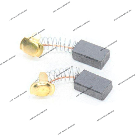 Электроугольная щетка 7х11х18 Пружина, пятак-уши (для Интерскол ДП 1600 Wt)