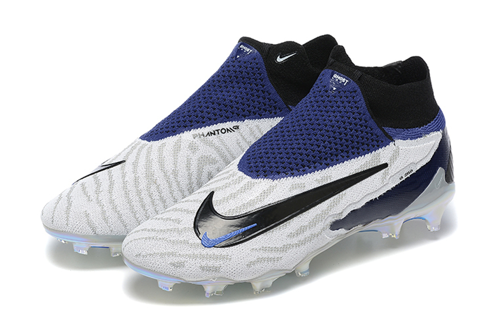 Бутсы Nike Phantom GX Elite FG (Синий+серый)