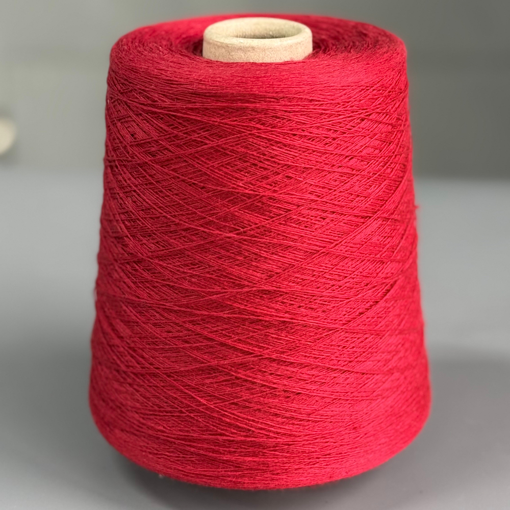 Пряжа TOSCANO Toscolinosuper/2 (100% лен) 2/26,  1300 м/100 гр,  алые паруса